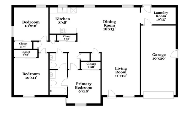 $2,015 | 1103 Johns Drive, Euless, TX 76039