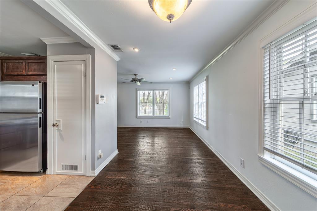 7302 Kenwell Street Dallas, TX 75209 - Photo 8 of 29 a view of entryway with wooden floor