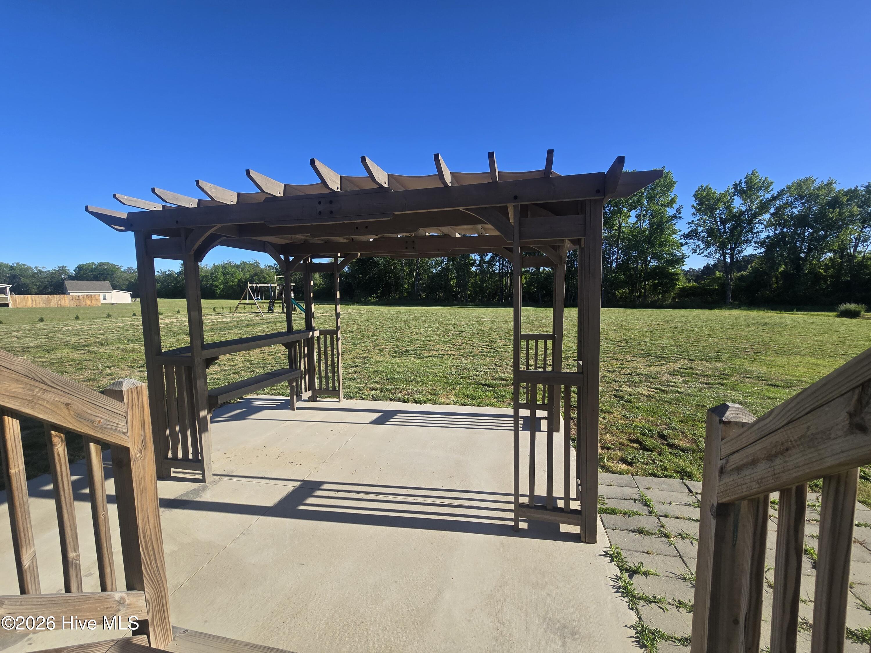 138 Sand Hills Road, Unit B Camden, NC 27921 - Photo 26 of 27 Pergola Close Up