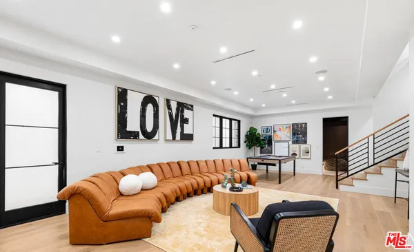 a outdoor space with patio area