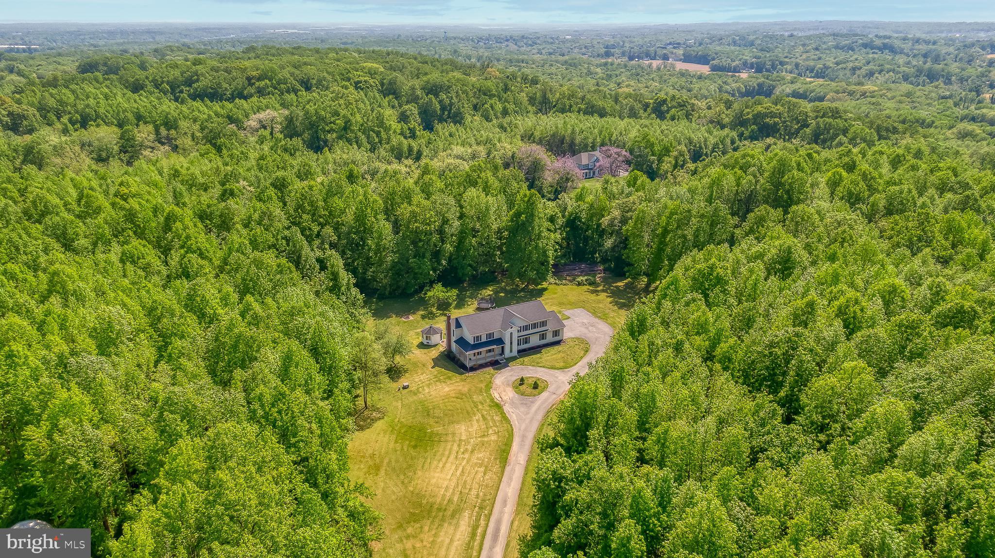 2056 Chapel Road Havre de Grace, MD 21078 - Photo 112 of 120 an aerial view of residential house with outdoor space and trees all around