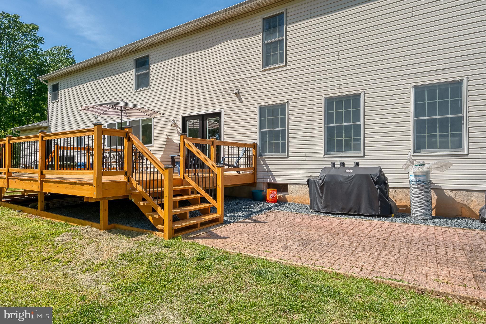 2056 Chapel Road Havre de Grace, MD 21078 - Photo 88 of 120 a view of a house with a backyard and a wooden deck