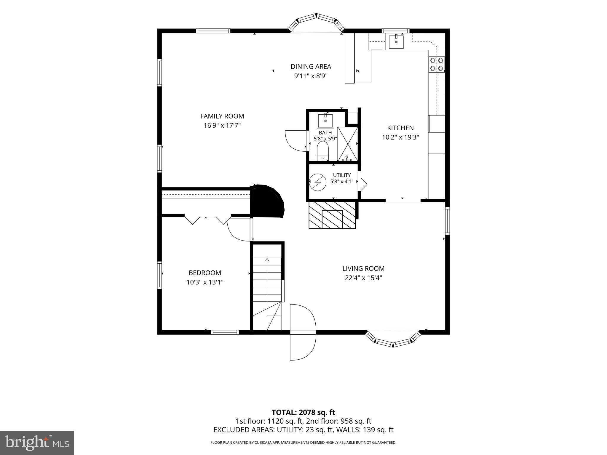 500 Burton Road Oreland, PA 19075 - Photo 52 of 54 Floor plan 1st floor