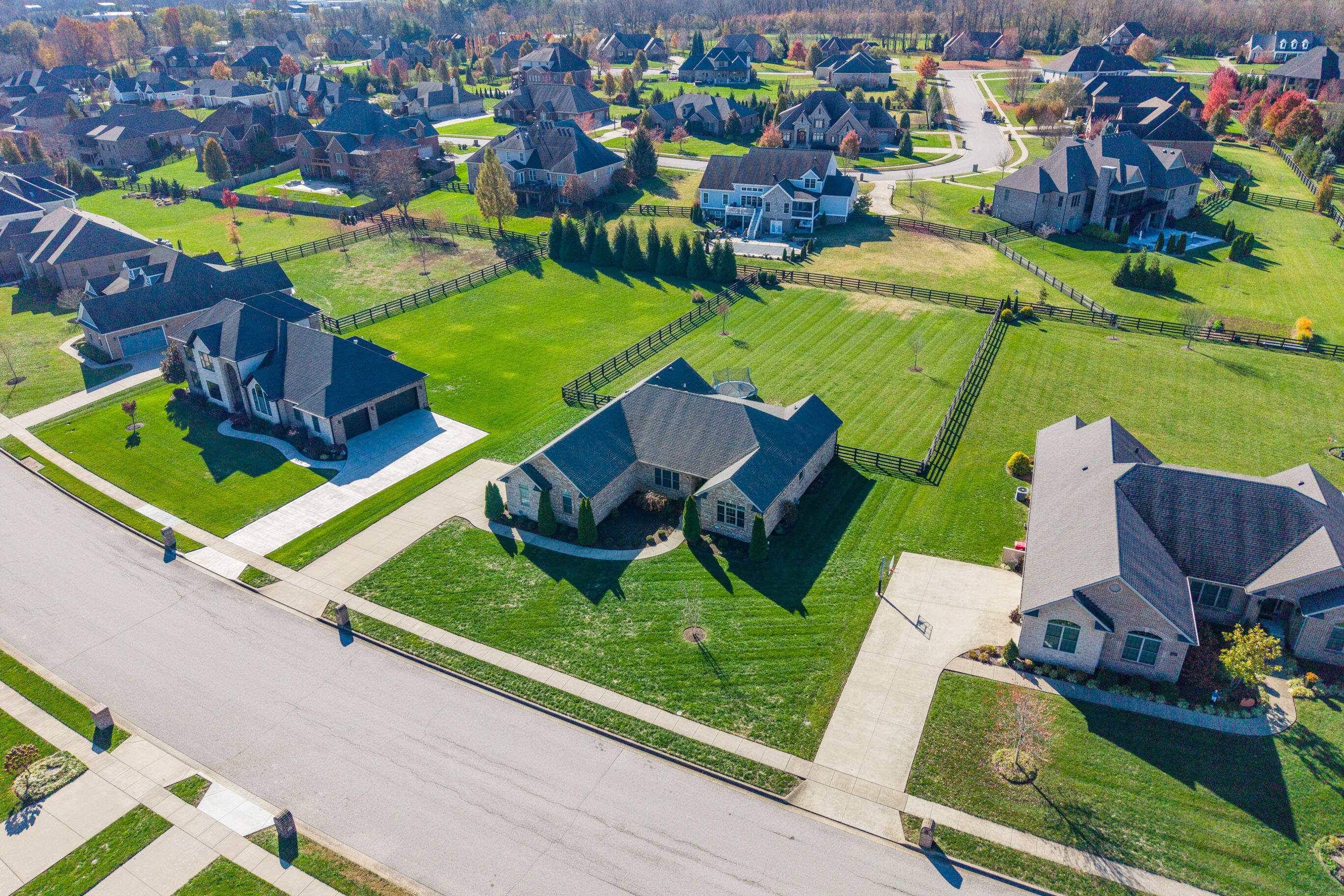 606 Old Coach Road Nicholasville, KY 40356 - Photo 5 of 51 Front Aerial Elevation