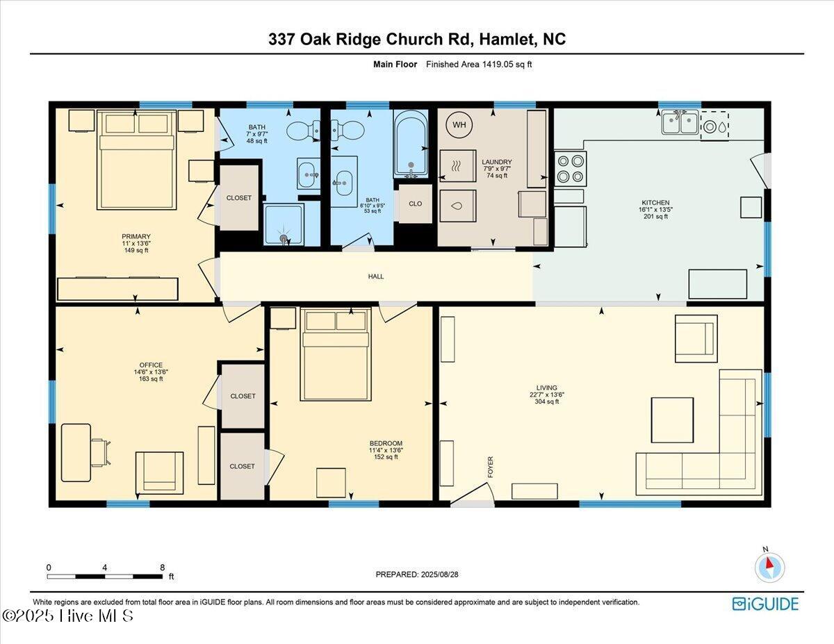 337 Oak Ridge Church Road Hamlet, NC 28345 - Photo 25 of 25 01-Floorplan#1