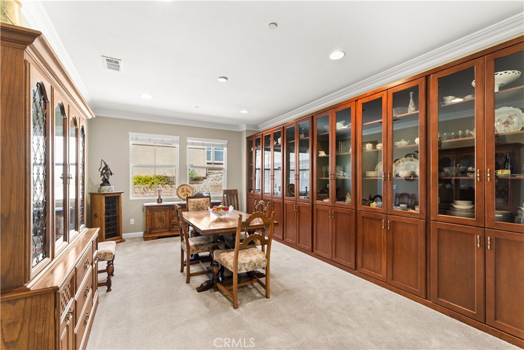 4976 Golden Ridge Place Rancho Cucamonga, CA 91739 - Photo 10 of 56 Formal Dining room with built in display case