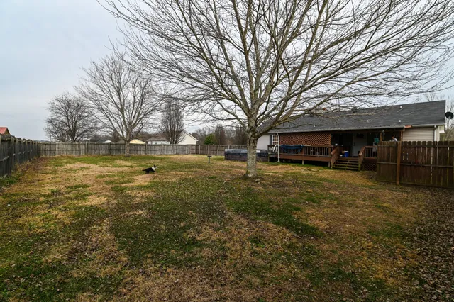 a view of outdoor space with garden view