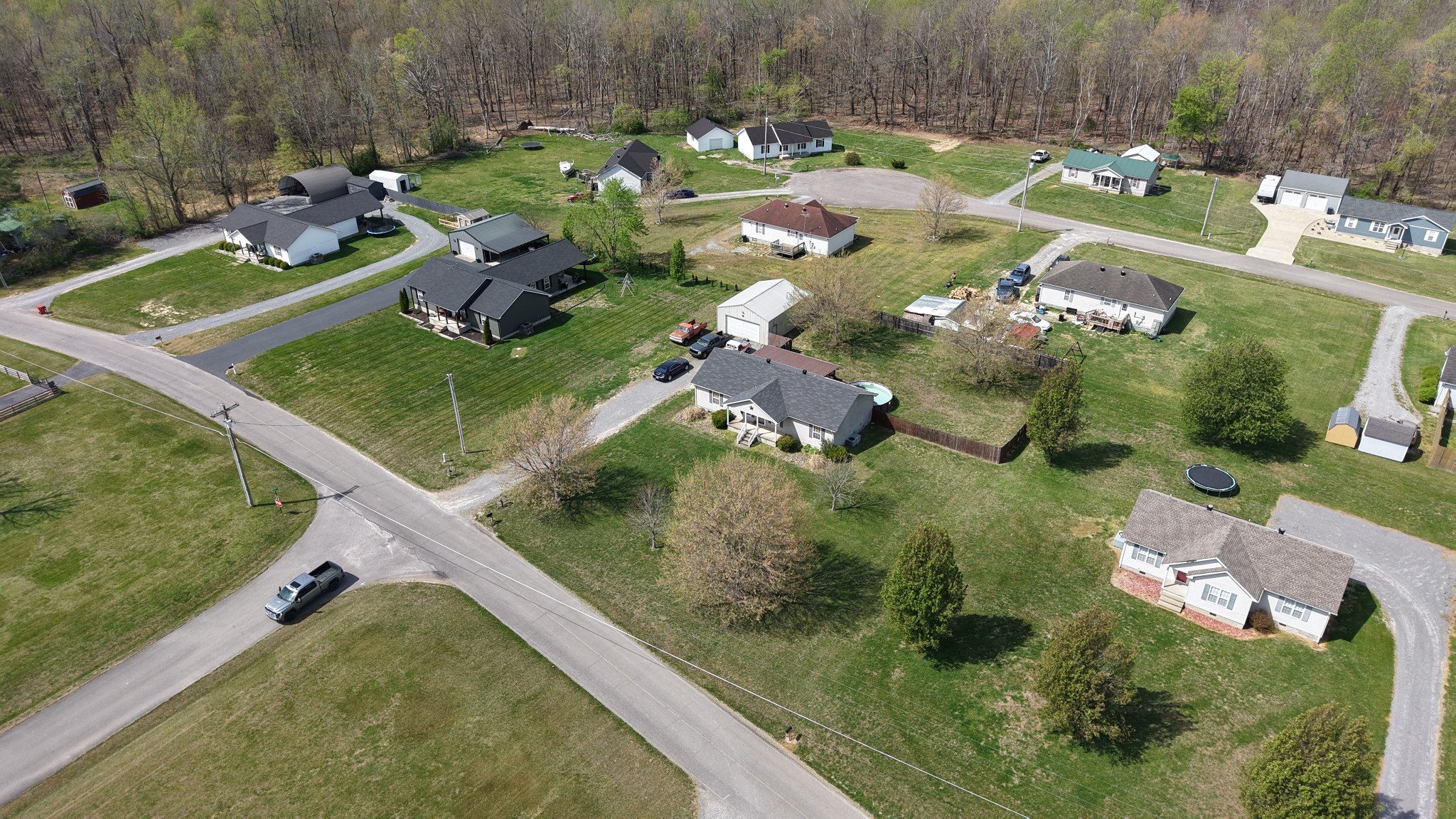 353 Stevens Circle Lafayette, TN 37083 - Photo 6 of 25 a view of yard with swimming pool