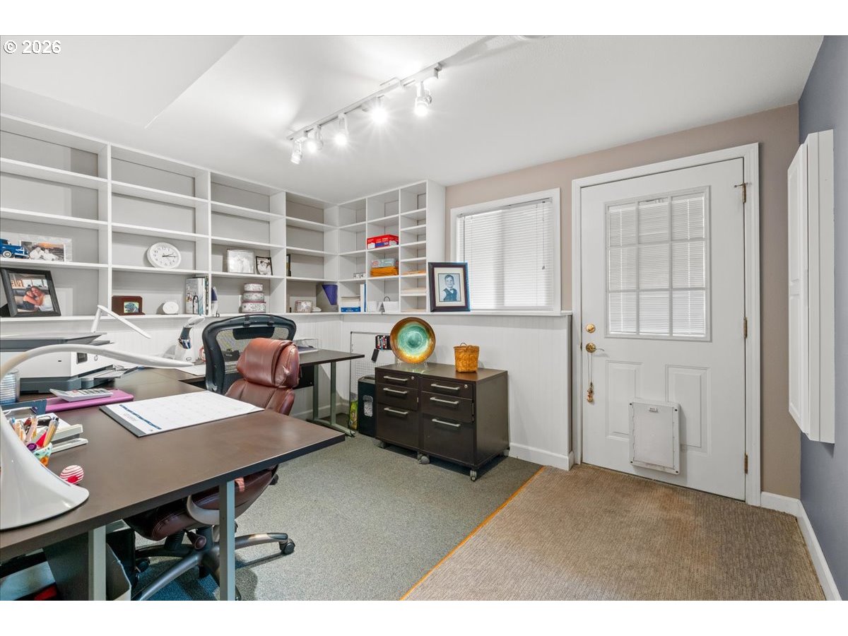 17110 South Potter Road Oregon City, OR 97045 - Photo 25 of 46 a bedroom with furniture and a book shelf
