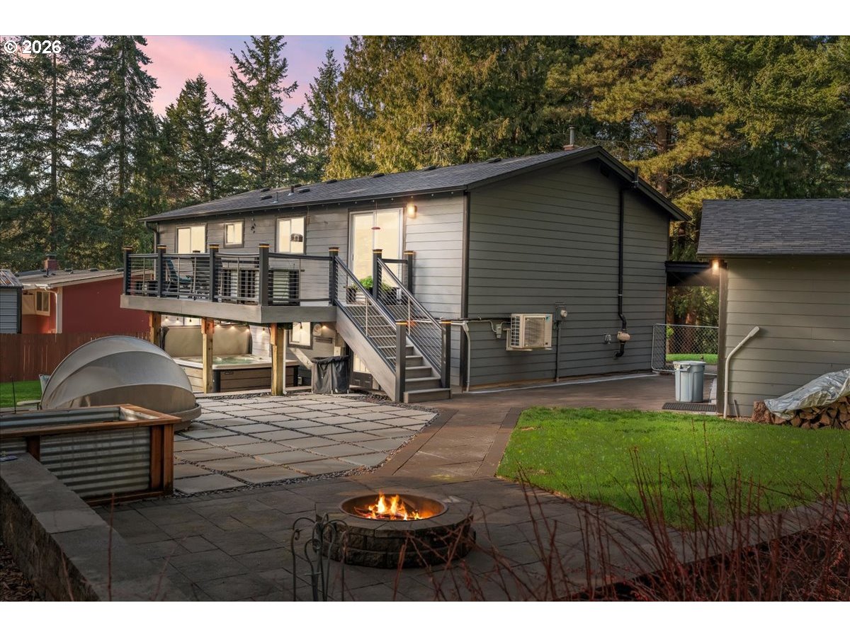 17110 South Potter Road Oregon City, OR 97045 - Photo 36 of 46 a view of a house with backyard and sitting area