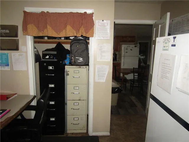 a view of walk in closet