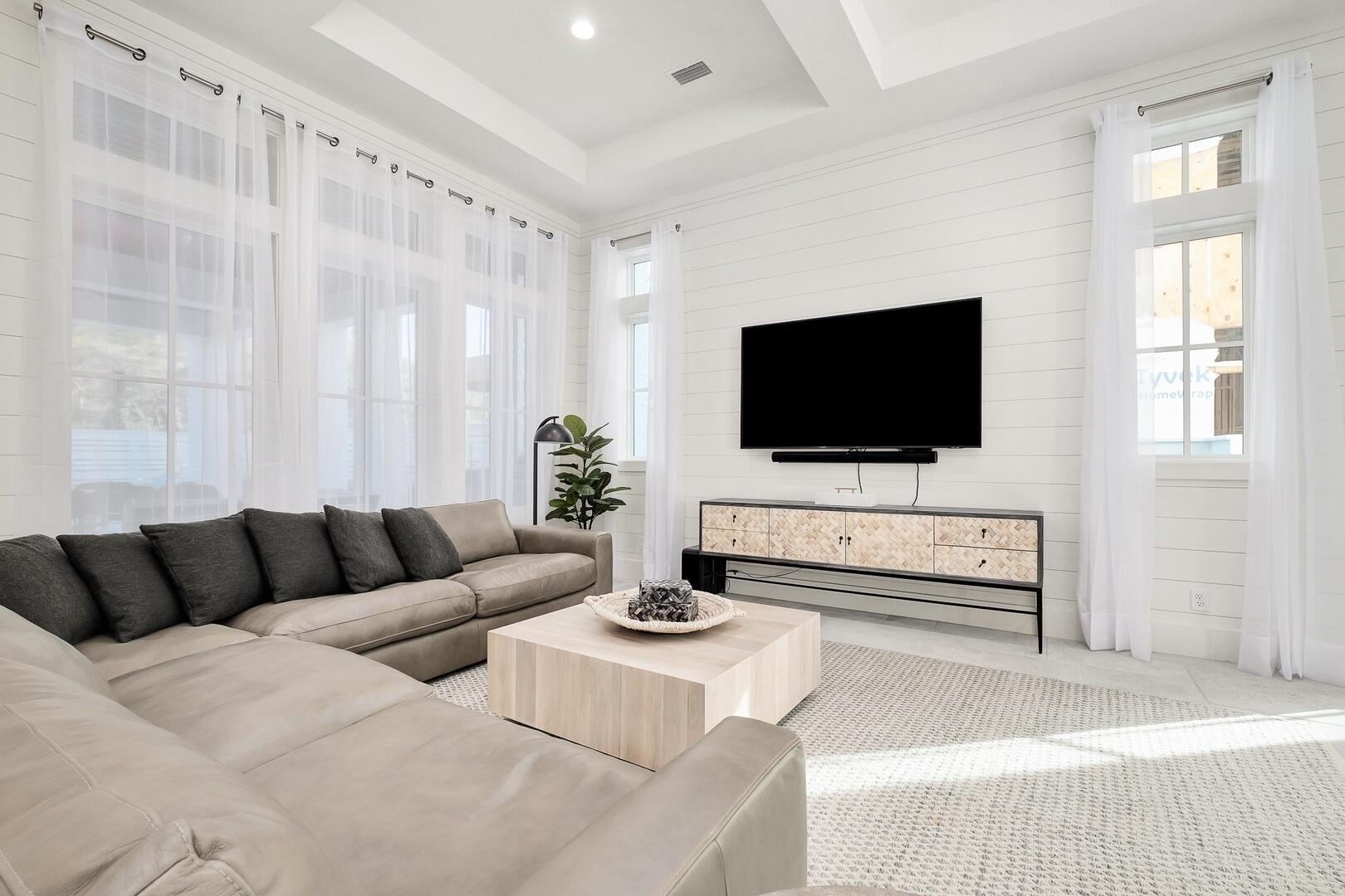 52 Seven Palms Dr Inlet Beach Inlet Beach, FL 32461 - Photo 12 of 51 a living room with furniture and a flat screen tv