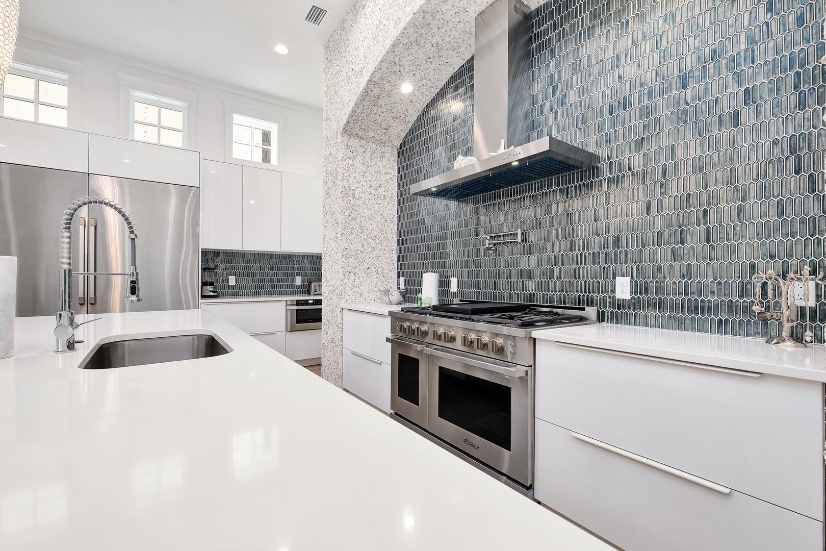 52 Seven Palms Dr Inlet Beach Inlet Beach, FL 32461 - Photo 17 of 51 a kitchen with a stove and a sink