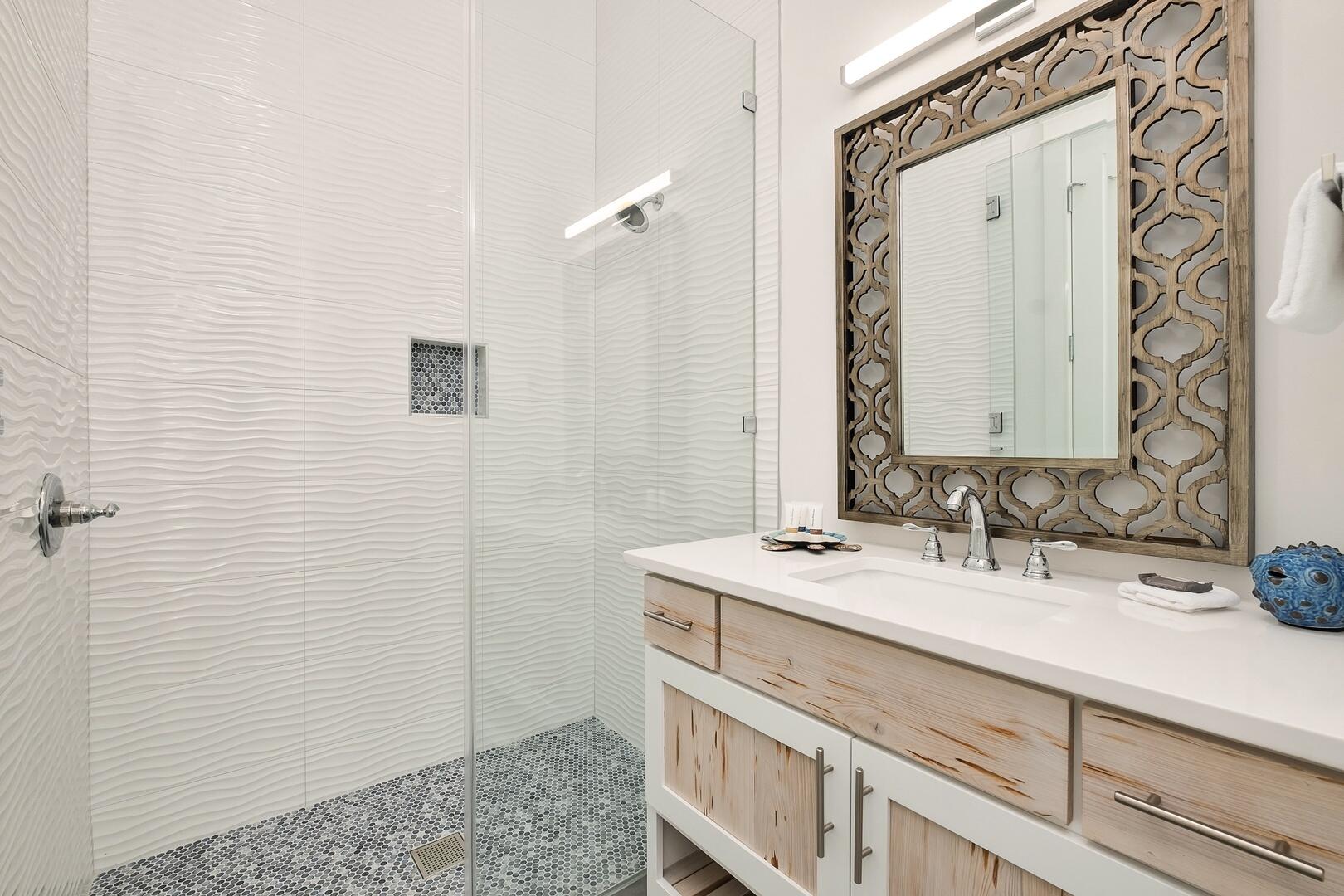 52 Seven Palms Dr Inlet Beach Inlet Beach, FL 32461 - Photo 26 of 51 a bathroom with a sink and a mirror