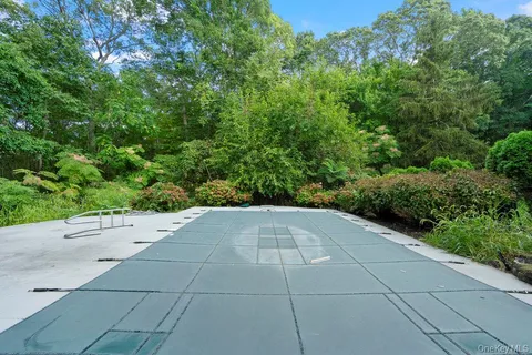 a view of an outdoor space and a yard