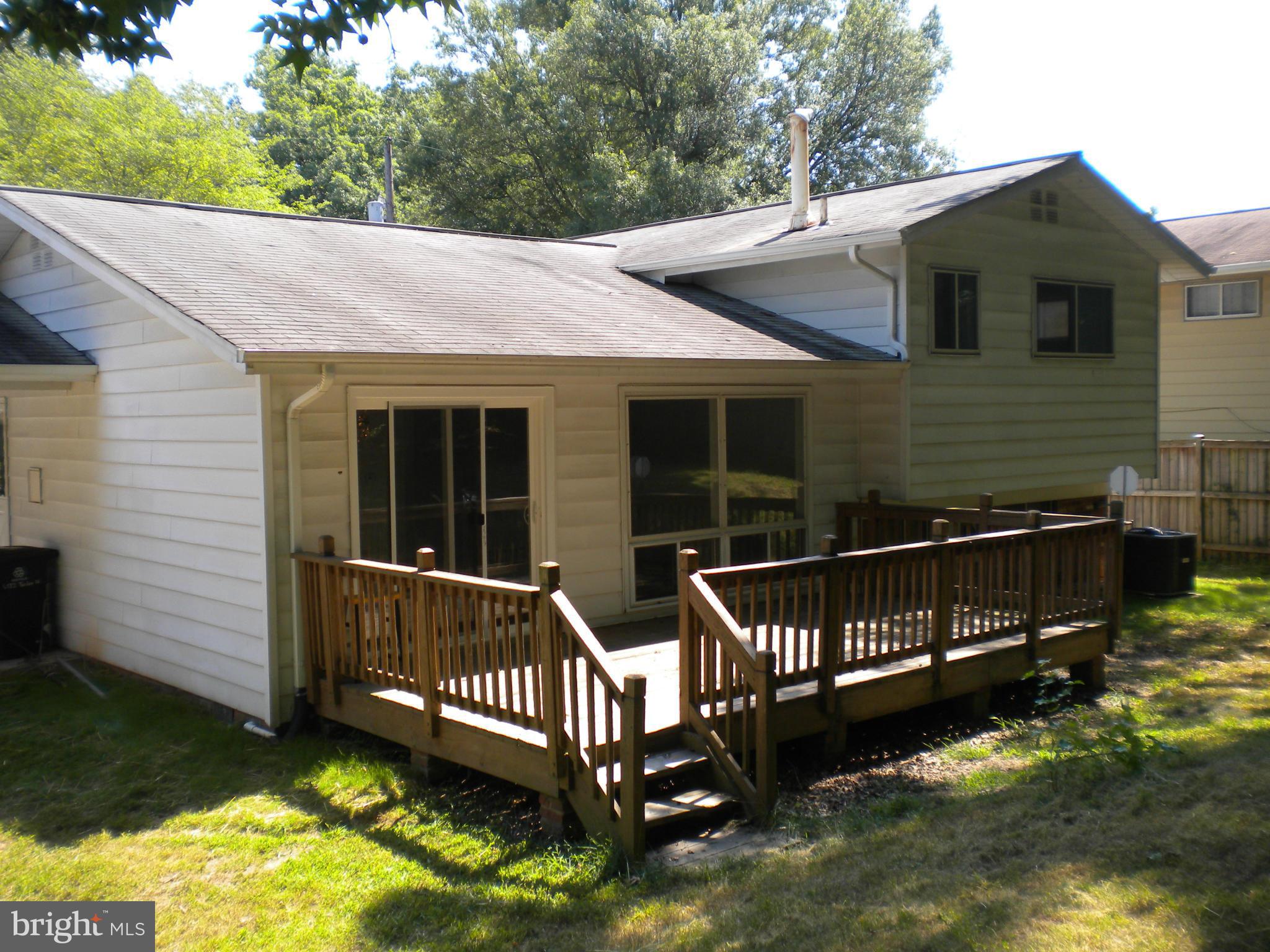 6822 Trexler Road Hyattsville, MD 20784 - Photo 24 of 27 Large rear deck for entertaining