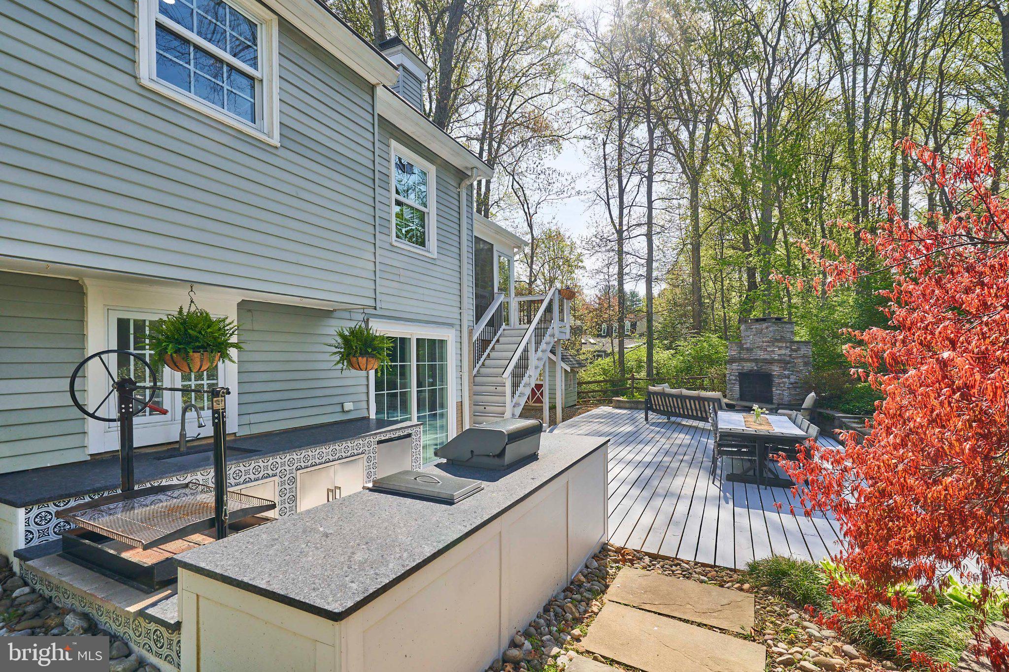 3270 Fox Mill Road Oakton, VA 22124 - Photo 49 of 66 Serene outdoor retreat with lush greenery.