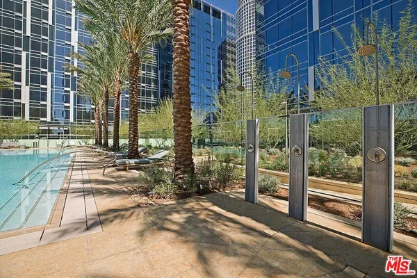 a outdoor living space with furniture