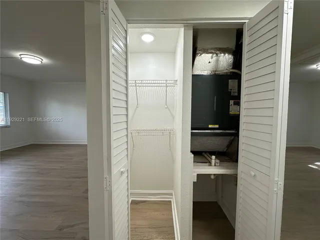 a view of walk in closet