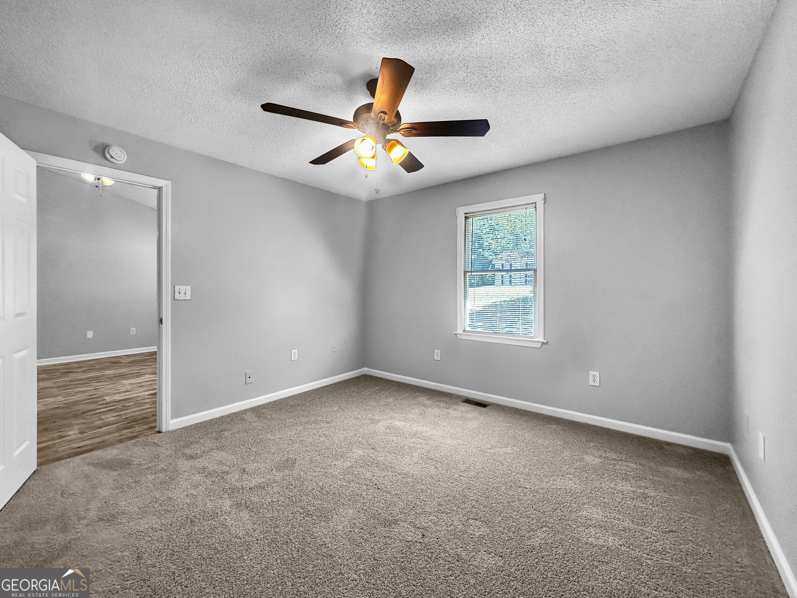 368 Wesley Mill Place Villa Rica, GA 30180 - Photo 10 of 18 an empty room with windows and fan