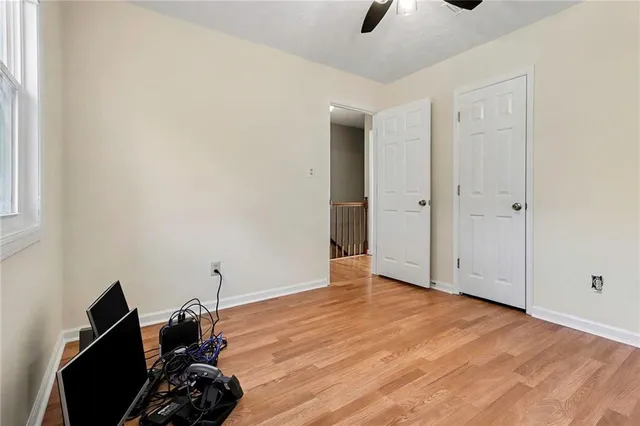 wooden floor in an empty room
