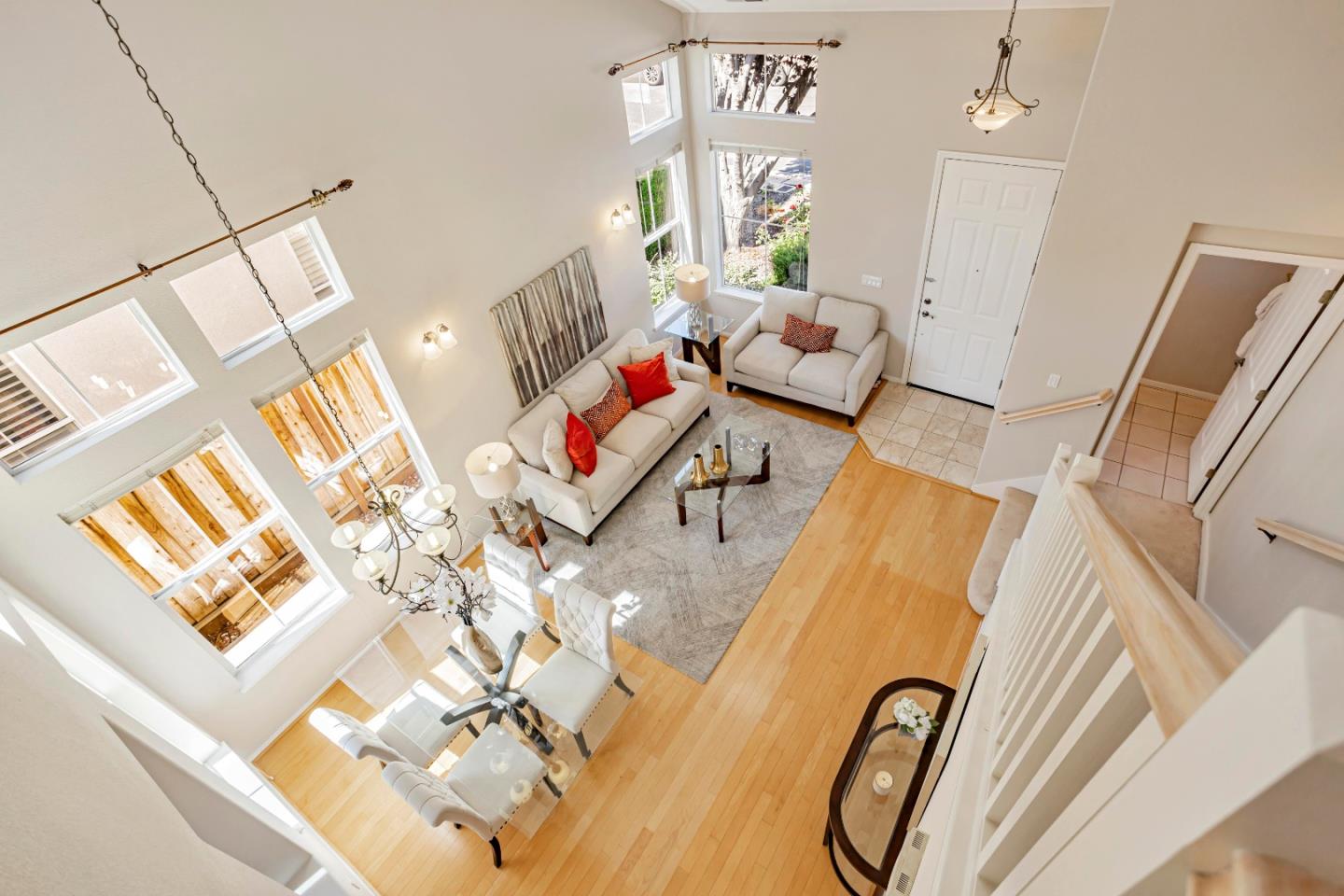 964 Cameron Circle Milpitas, CA 95035 - Photo 20 of 48 a living room with couches and painting on the wall