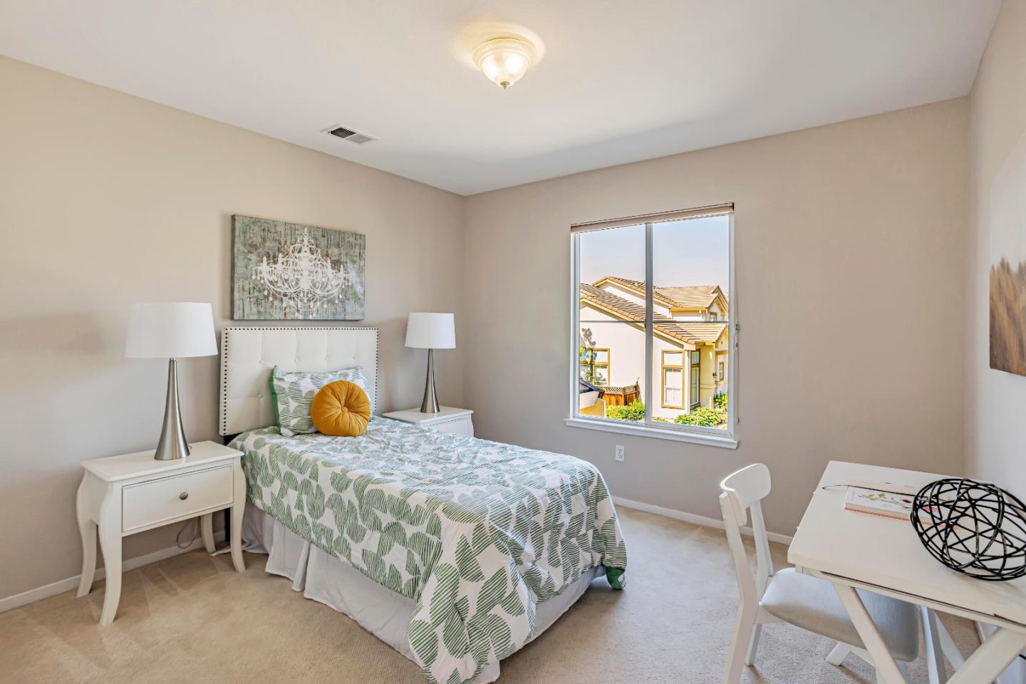 964 Cameron Circle Milpitas, CA 95035 - Photo 21 of 48 a bedroom with a bed and a window