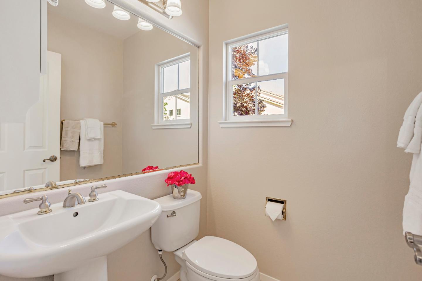 964 Cameron Circle Milpitas, CA 95035 - Photo 32 of 48 a bathroom with a sink and a toilet