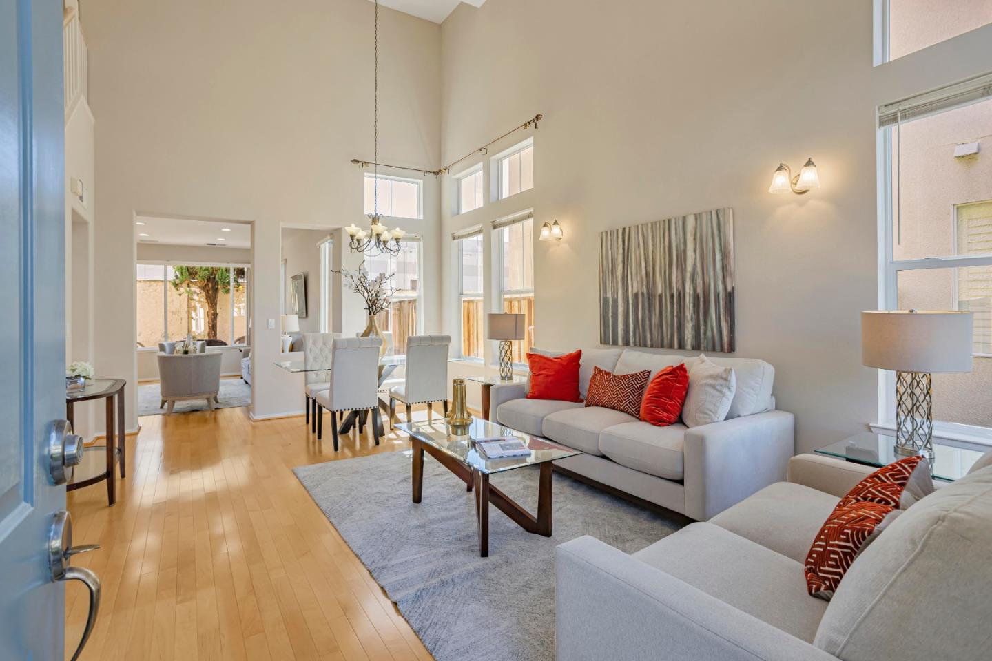 964 Cameron Circle Milpitas, CA 95035 - Photo 6 of 48 a living room with furniture and a dining table
