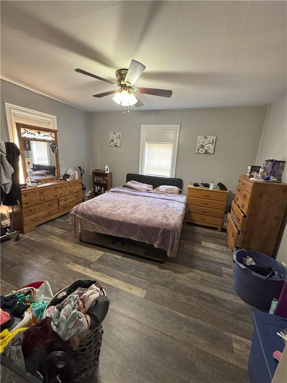 291 Pinney Street Rochester, PA 15074 - Photo 16 of 20 a bedroom with a bed and ceiling fan