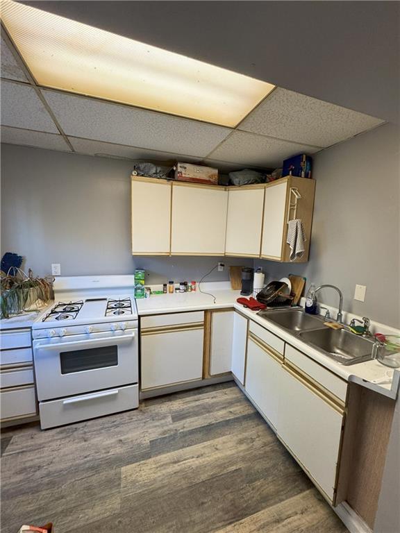 291 Pinney Street Rochester, PA 15074 - Photo 4 of 20 a kitchen with a stove a sink and a microwave