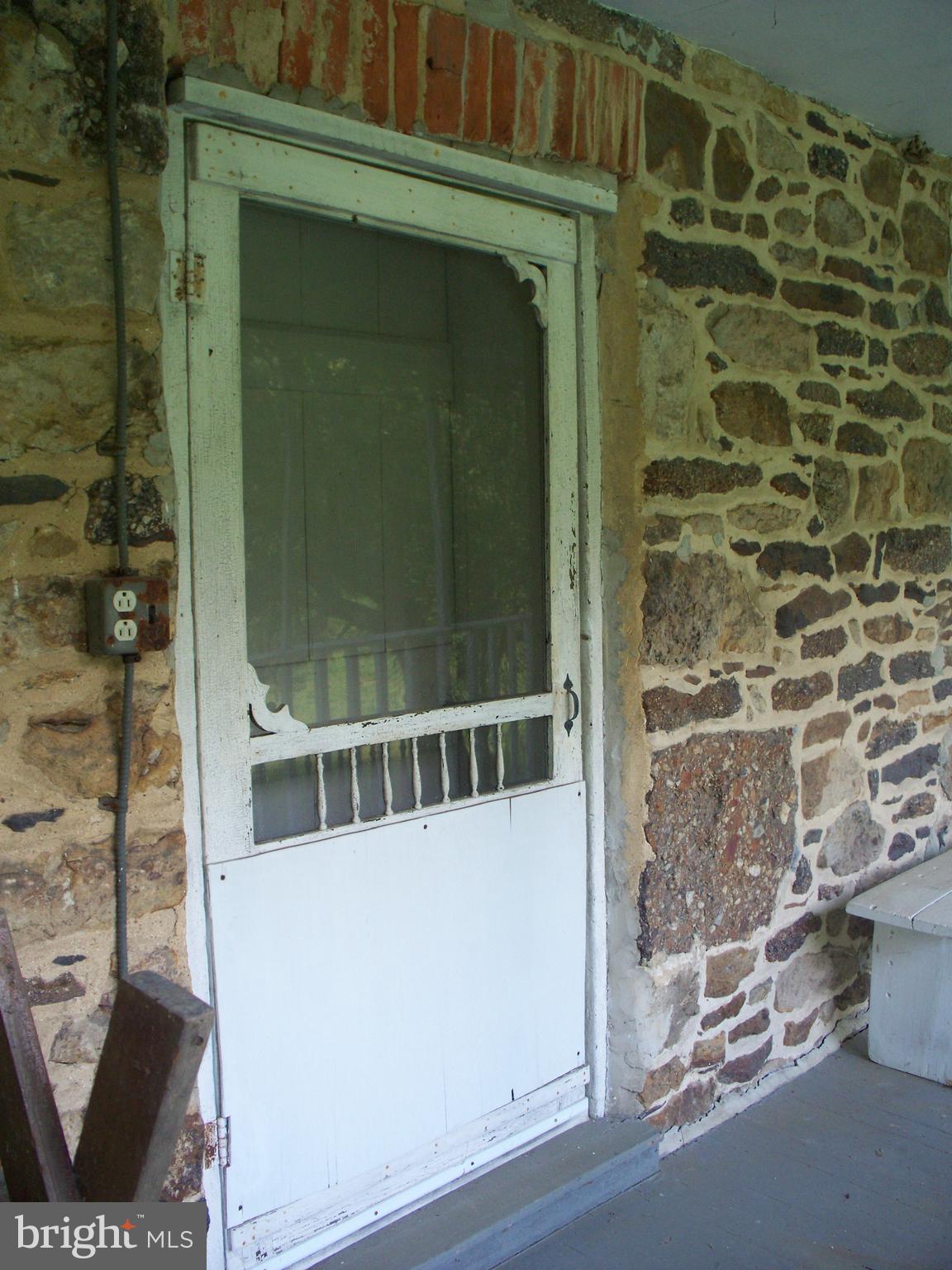 2507 Franklinville Road Joppa, MD 21085 - Photo 35 of 35 Rear Entrance and Stone Wall detail
