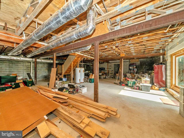 a view of a field and trees