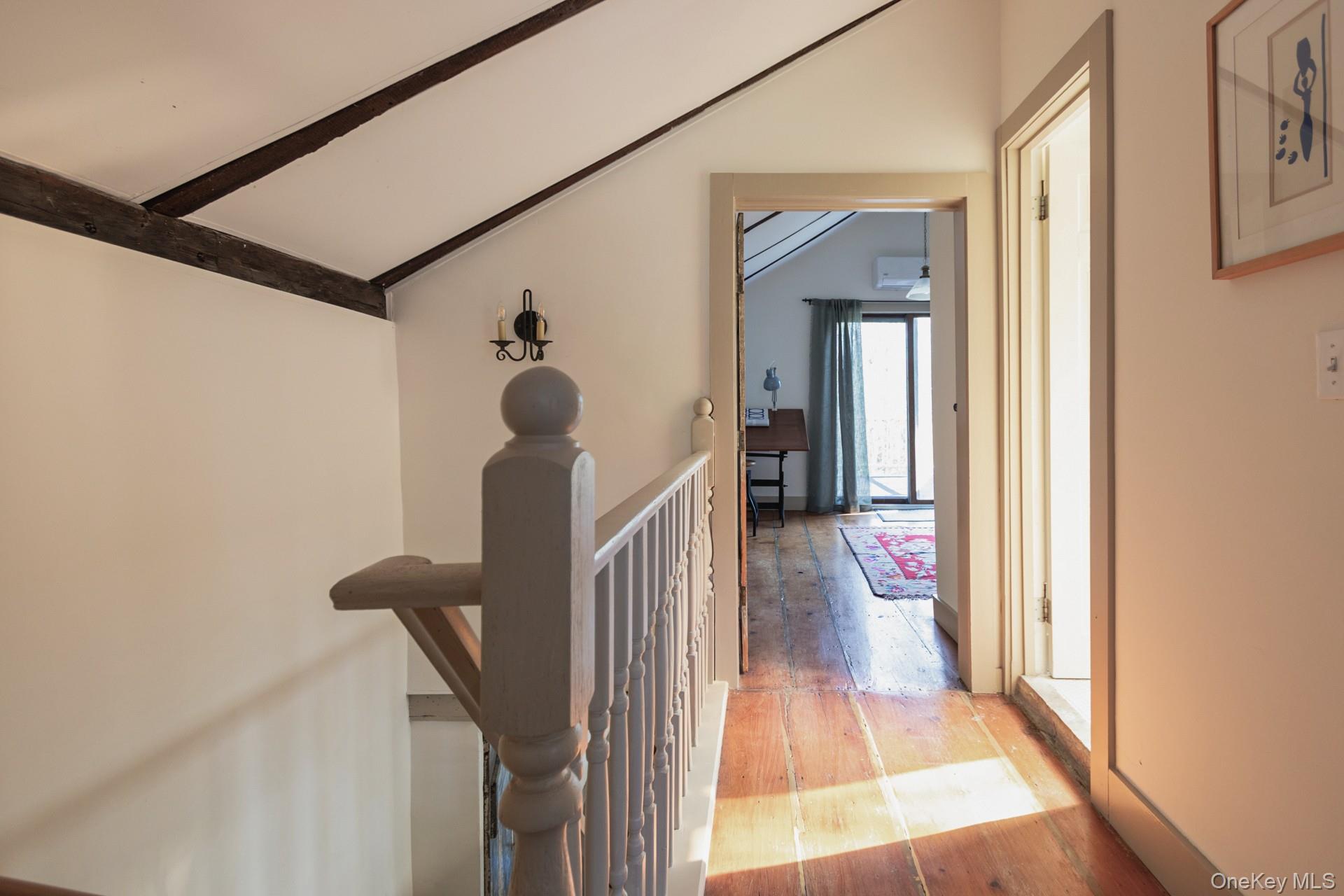692 County Rte 2 Elizaville, NY 12523 - Photo 19 of 33 a view of a hallway view with wooden floor and staircase