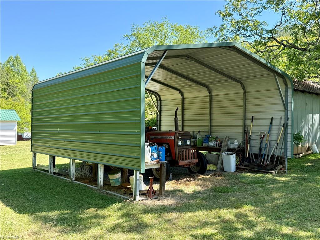 851 Case School Road Mayodan, NC 27027 - Photo 39 of 50 Metal tractor shed