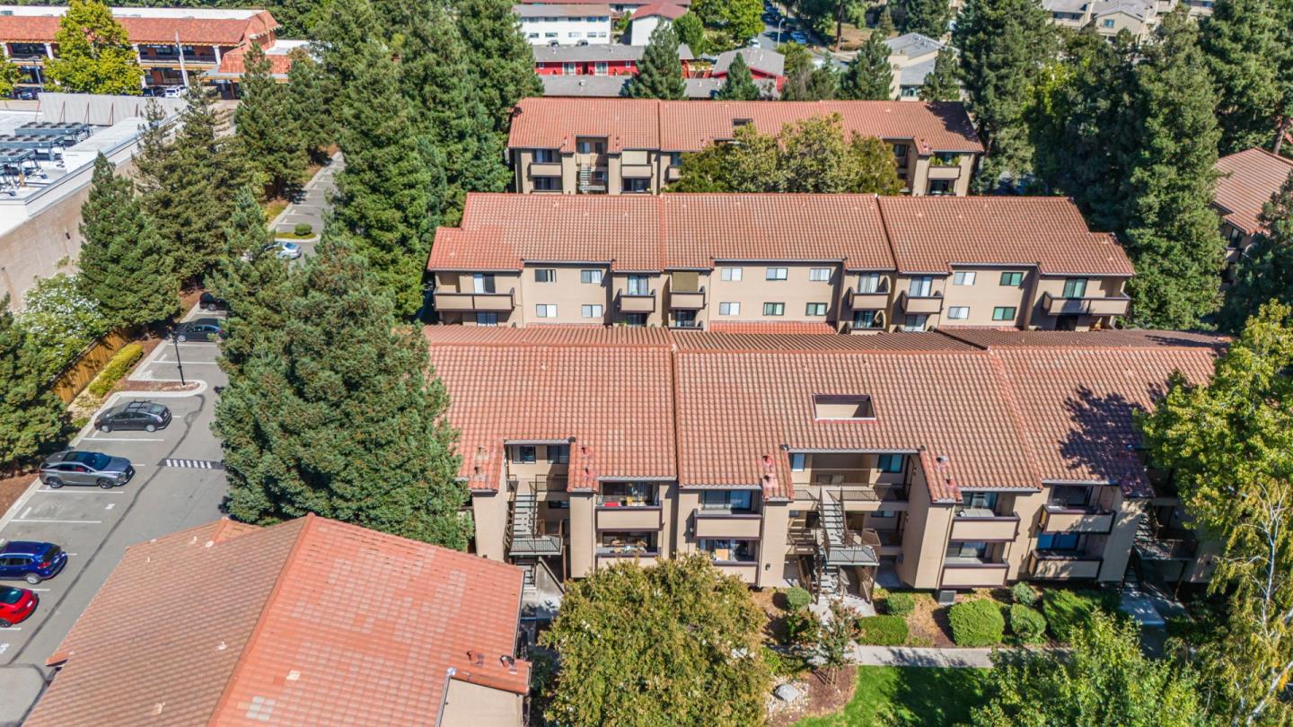 131 Wenatchee Common, Unit 14 Fremont, CA 94539 - Photo 22 of 30 an aerial view of a house with garden space and street view