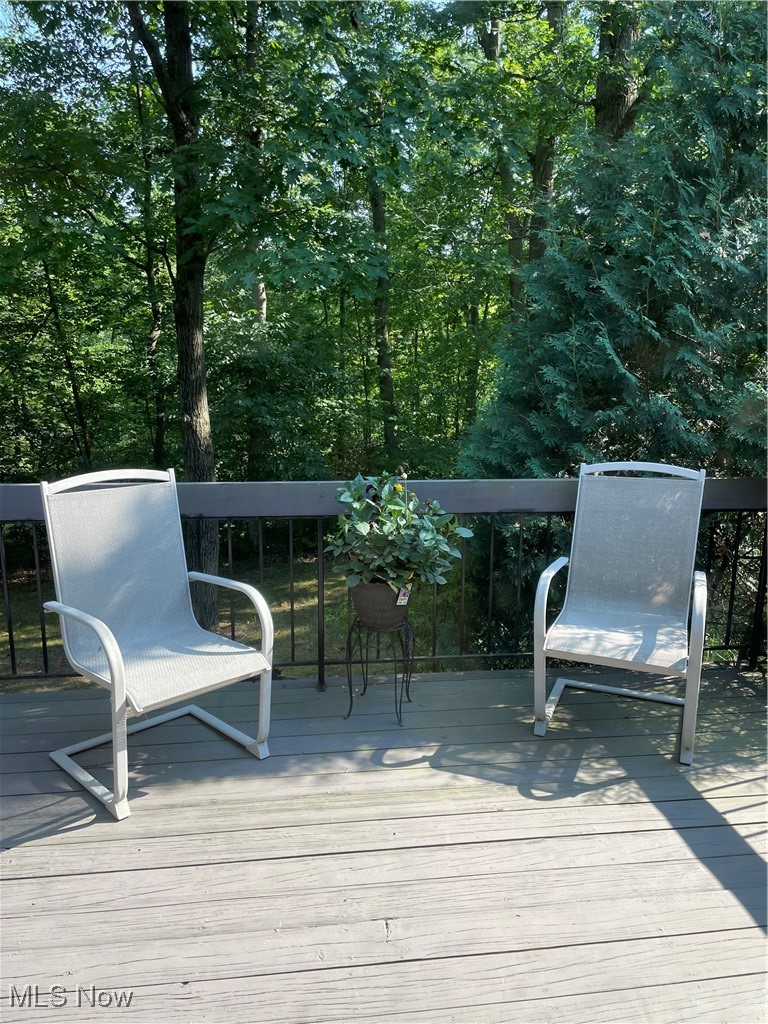 1024 Canyon View Road Northfield, OH 44067 - Photo 15 of 38 Rear deck in summer