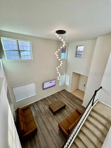 a living room with a couch