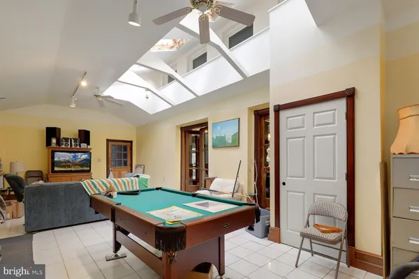 a room with furniture and window