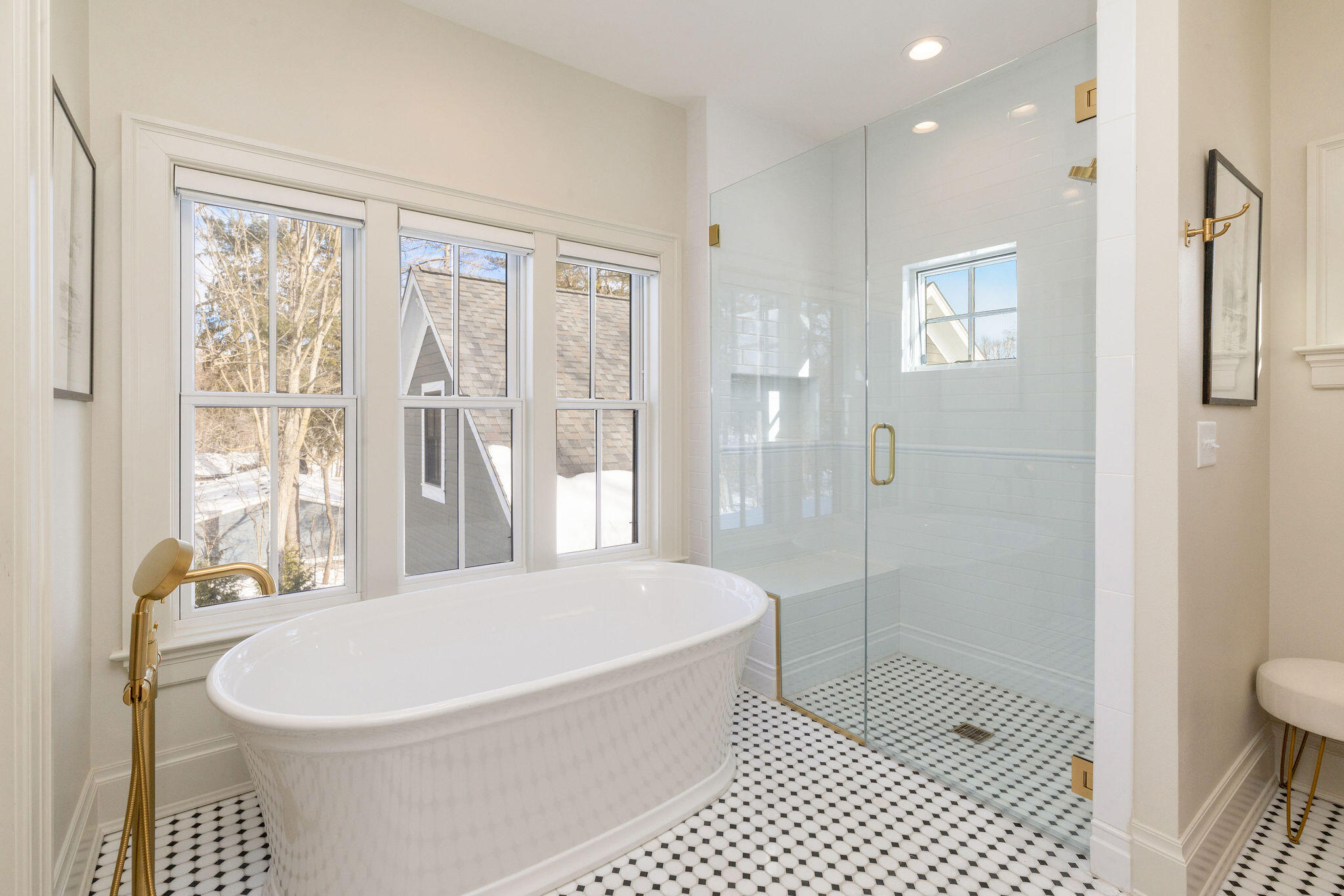 545 Wisconsin Avenue Delafield, WI 53018 - Photo 13 of 24 Soaking tub, separate commode and walk-in shower.