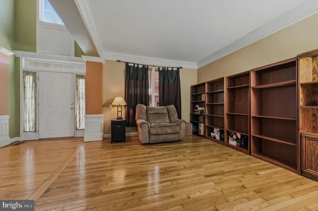 a bedroom with a bed and walk in closet