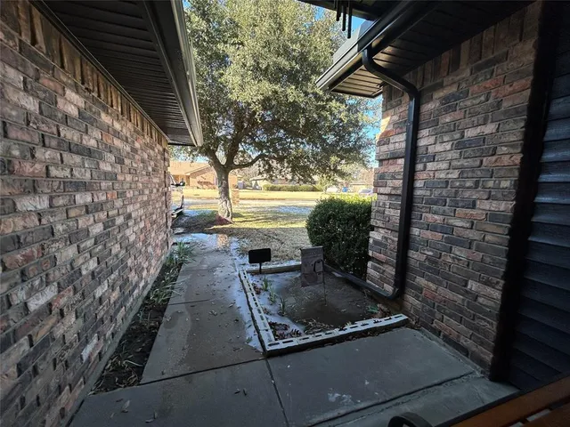 a view of outdoor space and deck