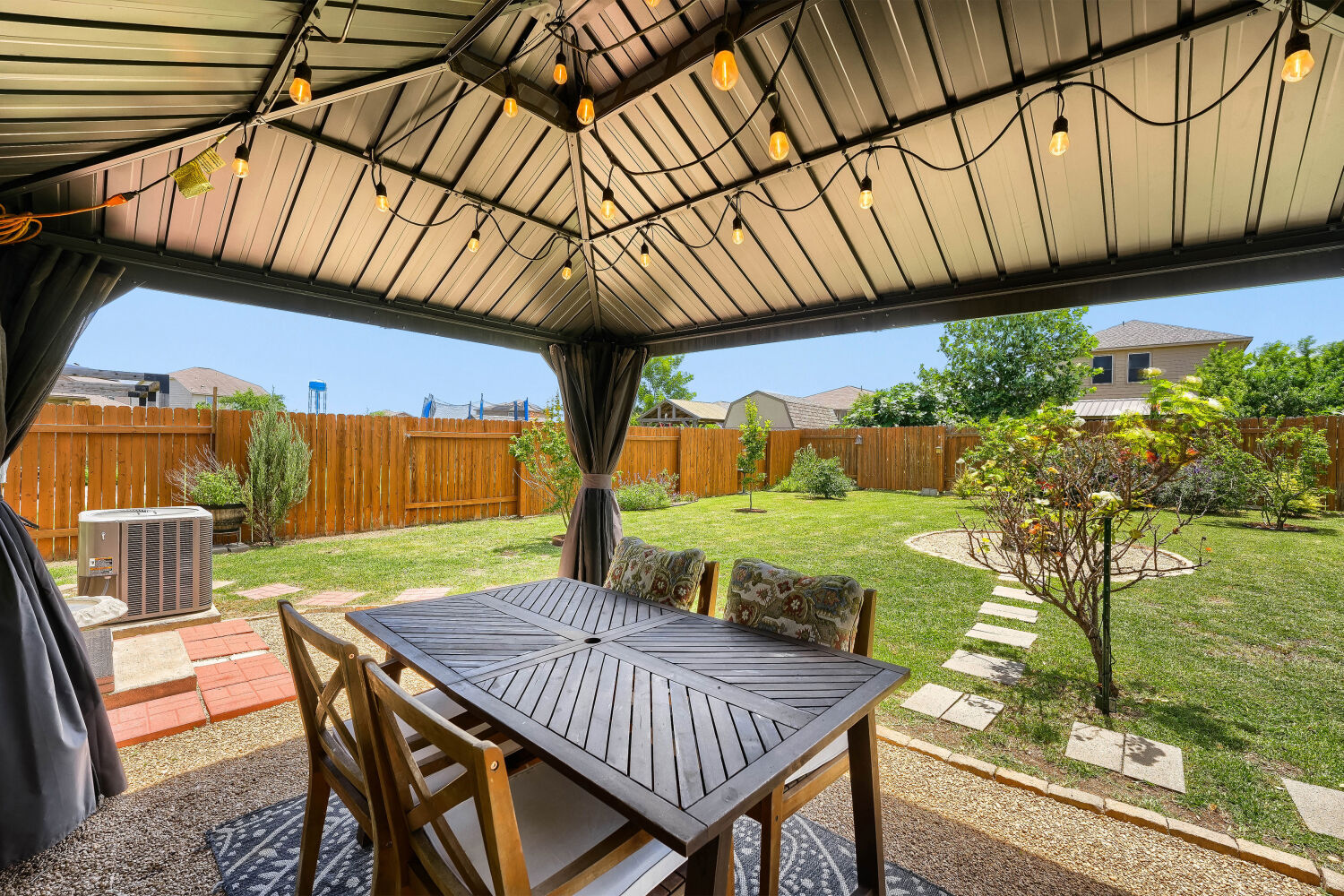 116 Millers Loop Jarrell, TX 76537 - Photo 4 of 23 One of the largest backyards in the neighborhood provides exceptional space for entertaining, play, gardening, or future outdoor additions.