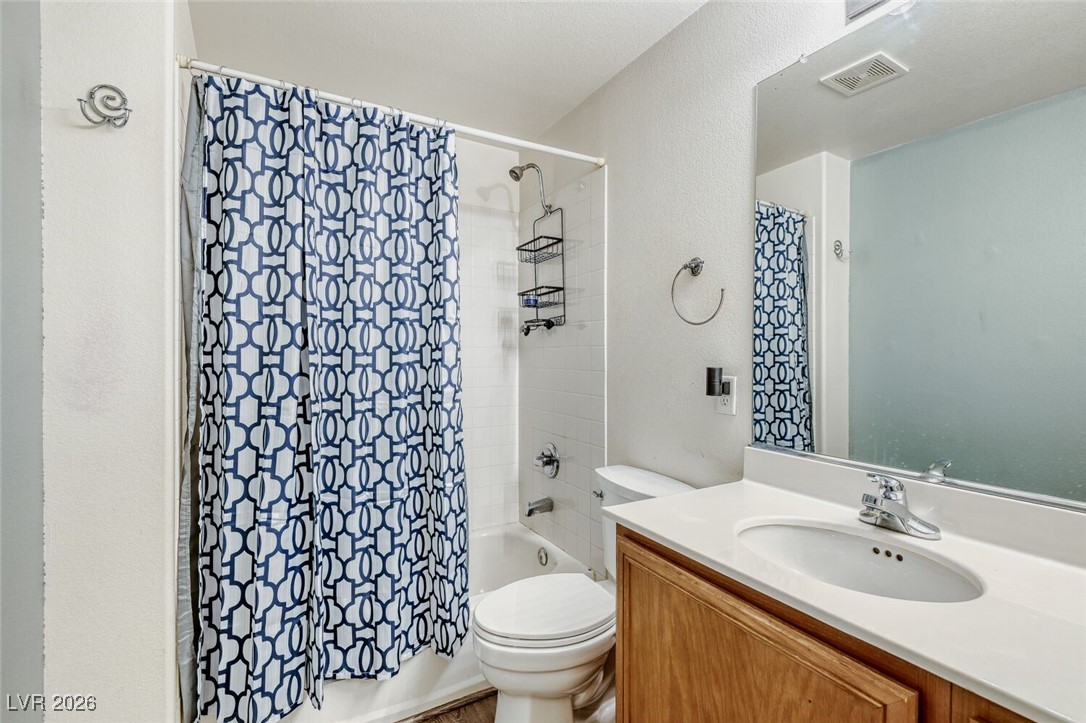 2046 Peacemaker Road Las Vegas, NV 89183 - Photo 12 of 17 Primary Bathroom, with full bath and double sinks.