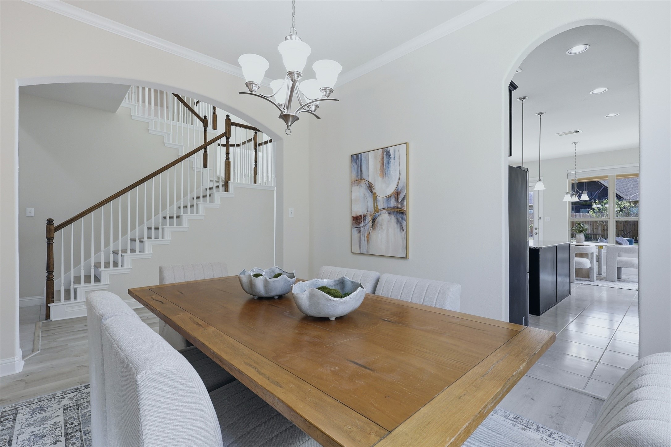 9926 Common Hawker Court Conroe, TX 77385 - Photo 7 of 40 Dining Room is right off the kitchen!