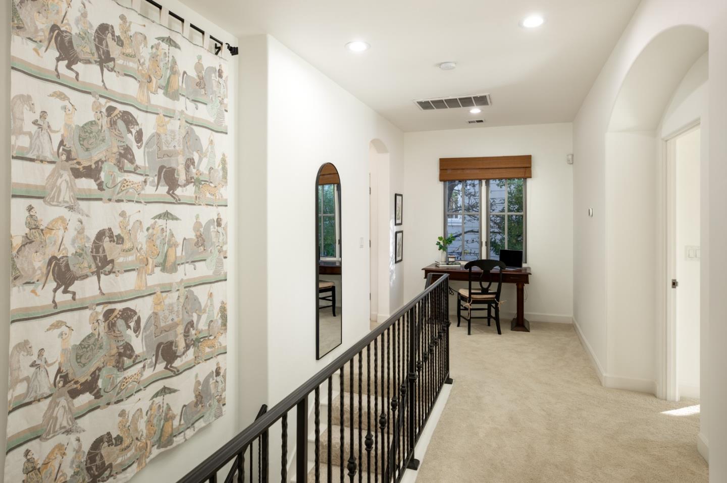 119 Boyer Lane Los Gatos, CA 95030 - Photo 17 of 33 a view of hallway with furniture and a window