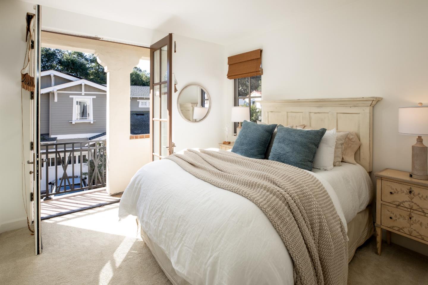 119 Boyer Lane Los Gatos, CA 95030 - Photo 24 of 33 a bedroom with a bed and a large window with outer view