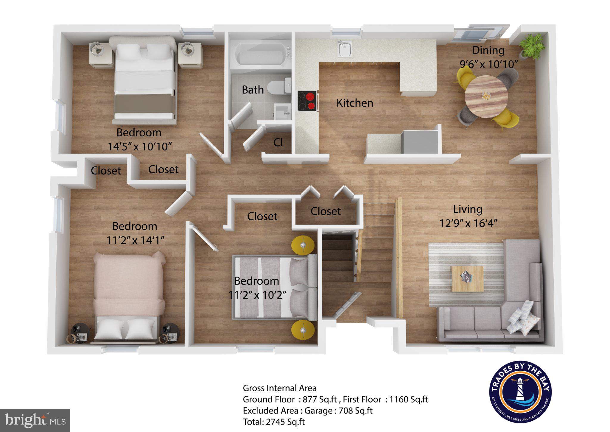 11951 Prince Court Dunkirk, MD 20754 - Photo 2 of 72 Spacious layout with cozy living areas.