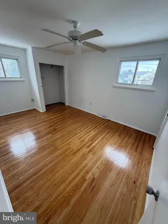 a view of hallway with stairs