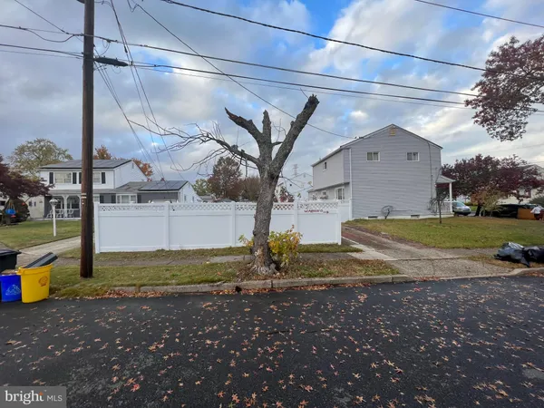 a view of a big yard with large tree